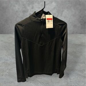Kids Sz Large Black Quarter-Zip Pullover